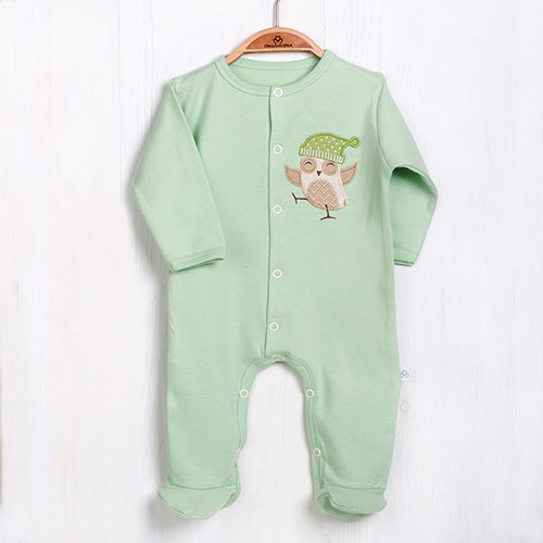 Organic Baby Footed Sleepsuits