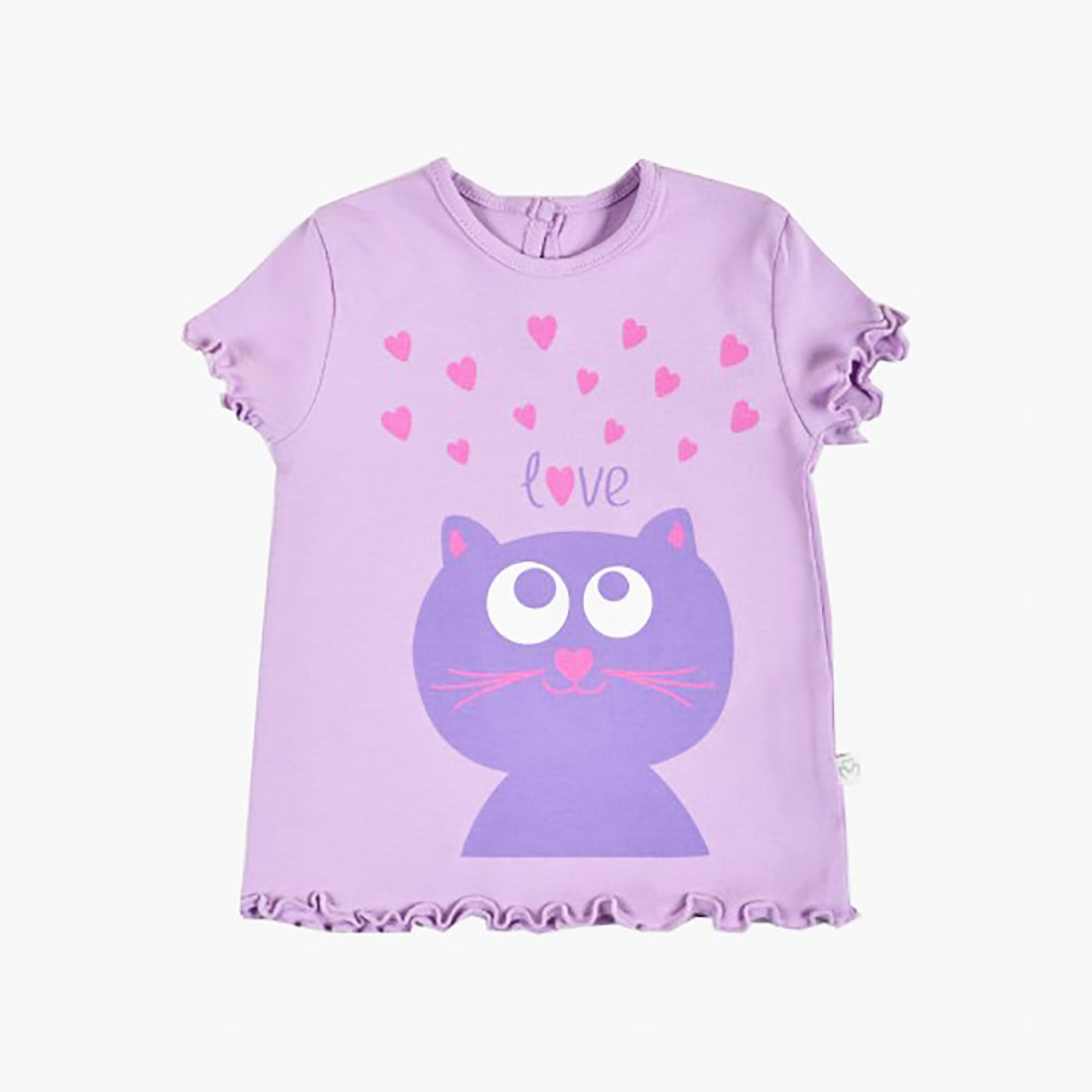 OrganicEra Organic T-shirt, Love Cat