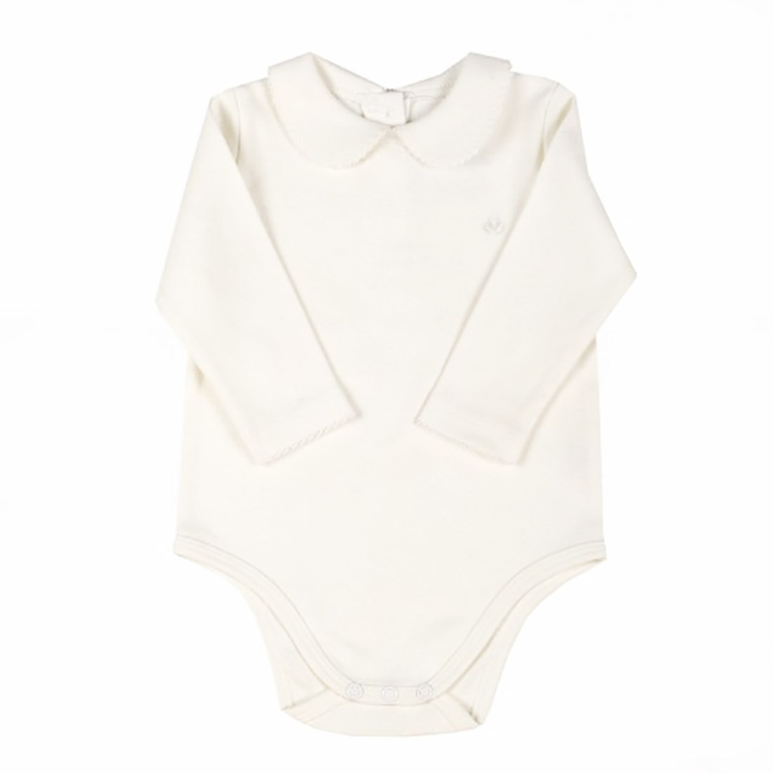 OrganicEra Organic Baby Collar Body, Ecru