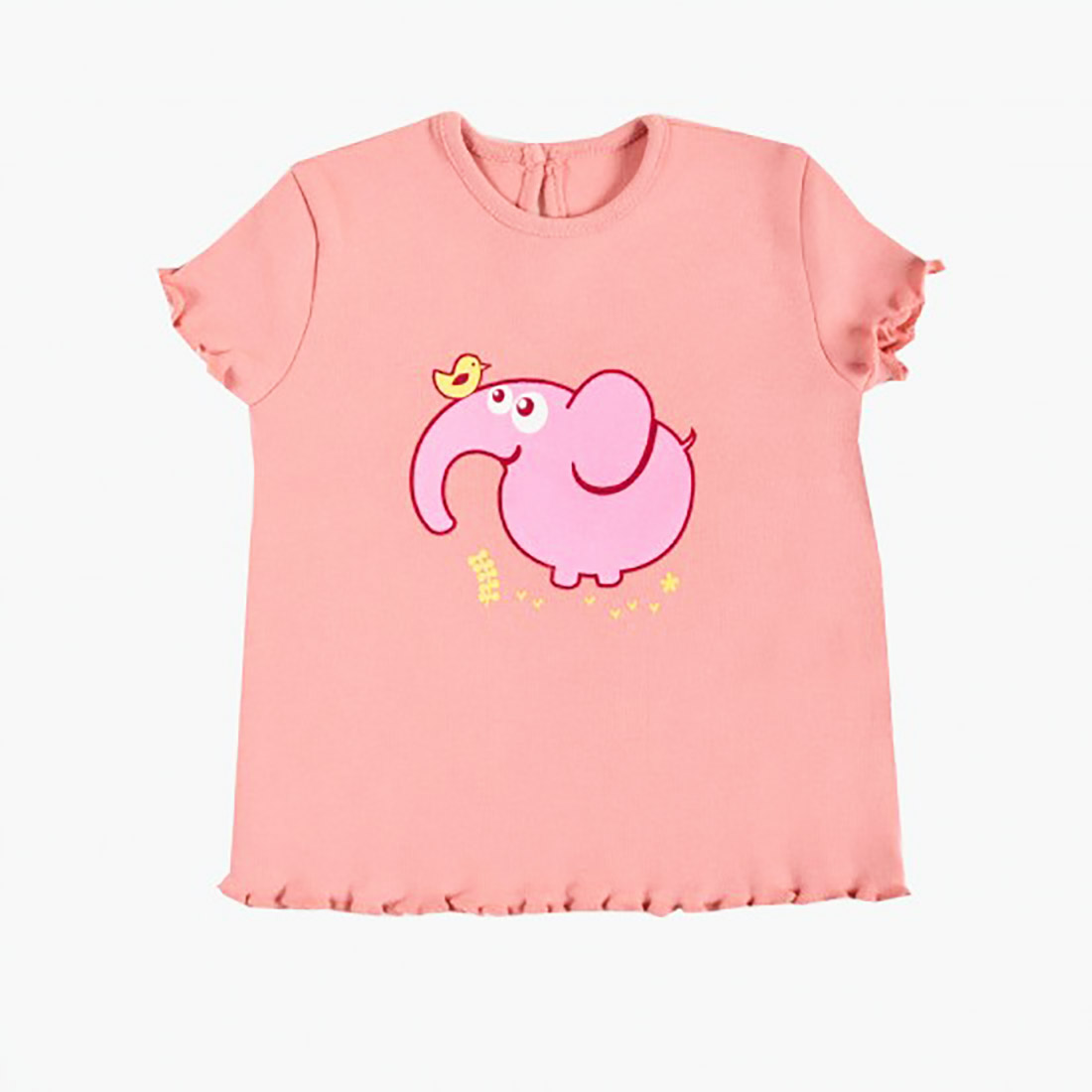 OrganicEra Organic T-shirt, Pink Elephant