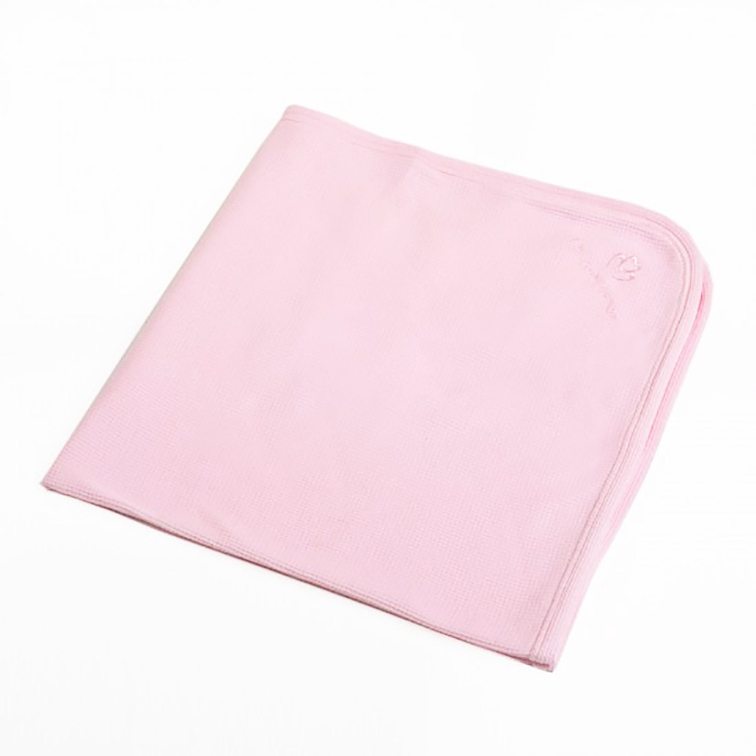 OrganicEra Organic Waffle Baby Blanket, Pink