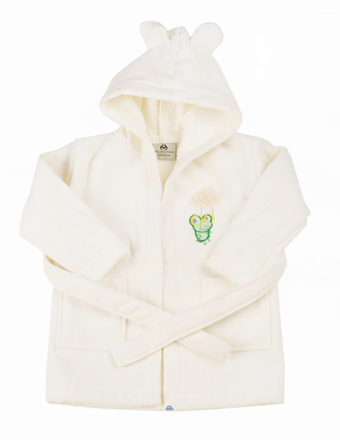 OrganicEra Organic Baby Bathrobe, Frog