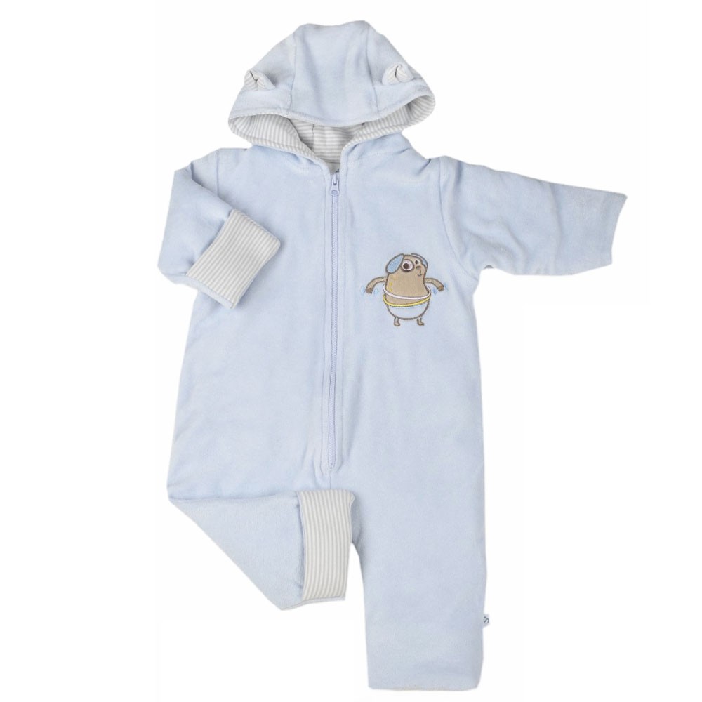 OrganicEra Organic Astronaut Onesie, Blue