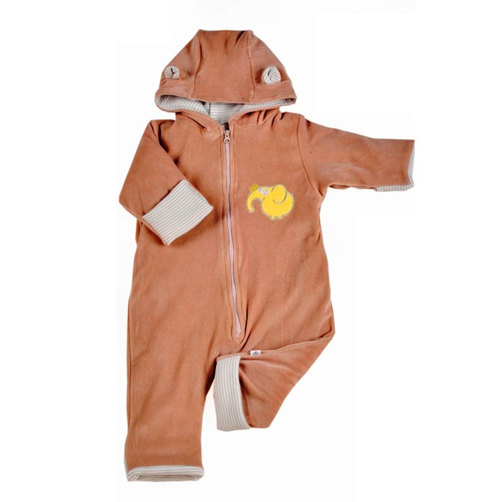 OrganicEra Organic Astronaut Onesie, Beige