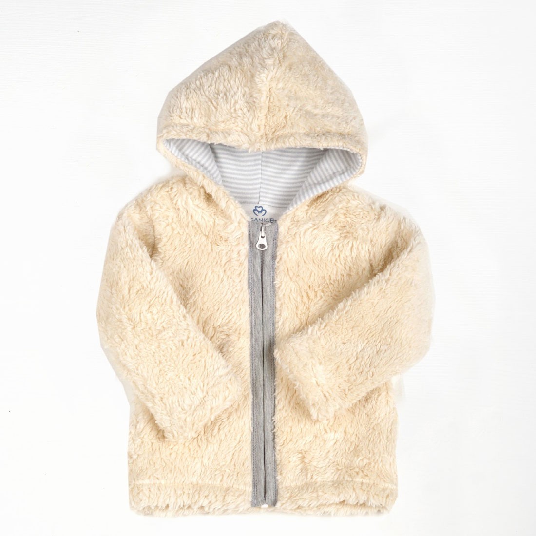 OrganicEra Organic Plush Hooded Baby Coat
