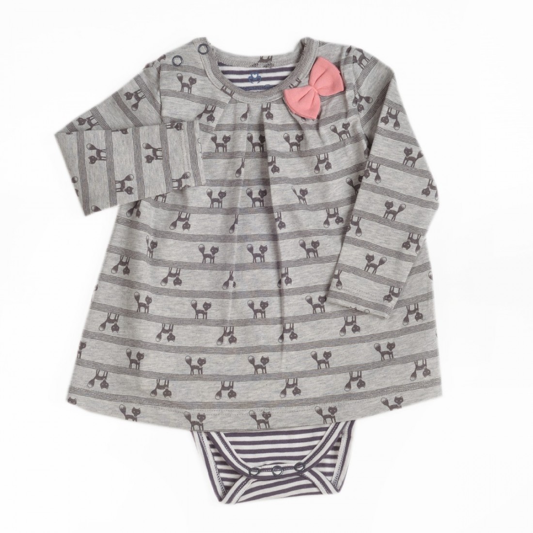 OrganicEra Organic  Baby Tunic Bodysuit, AOP