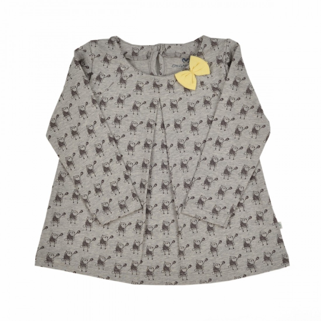 OrganicEra Organic Printed Tunic, with Bow