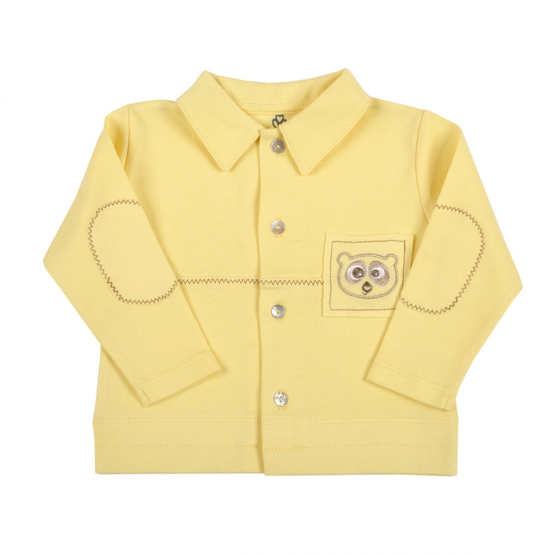 OrganicEra Organic Boy's Shirt, Yellow