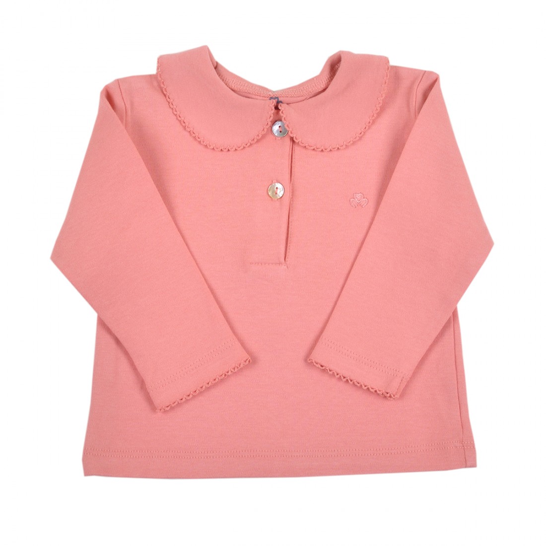 OrganicEra Organic Boy's Shirt, Coral