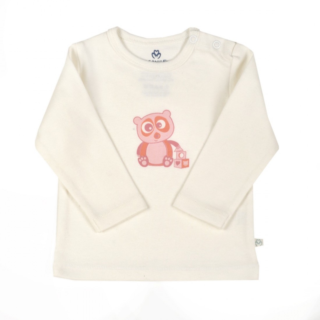OrganicEra Organic Girl T-shirt L/S, Panda
