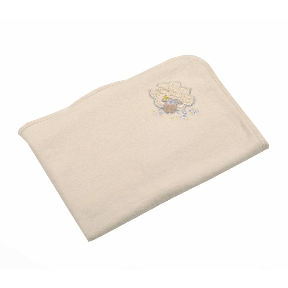 OrganicEra Organic Sharpa Baby Blanket, Ecru