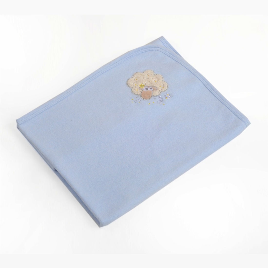 OrganicEra Organic Sharpa Baby Blanket, Blue