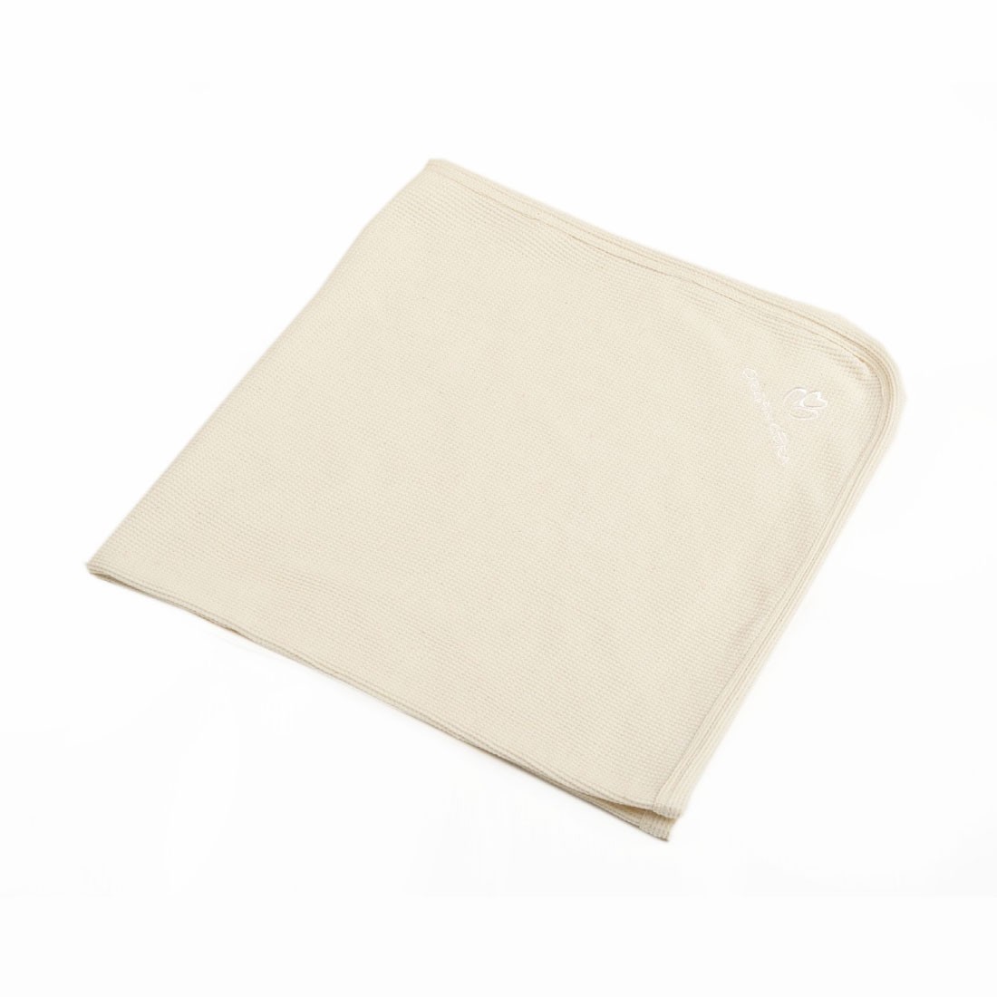 OrganicEra Organic Waffle Baby Blanket, Ecru