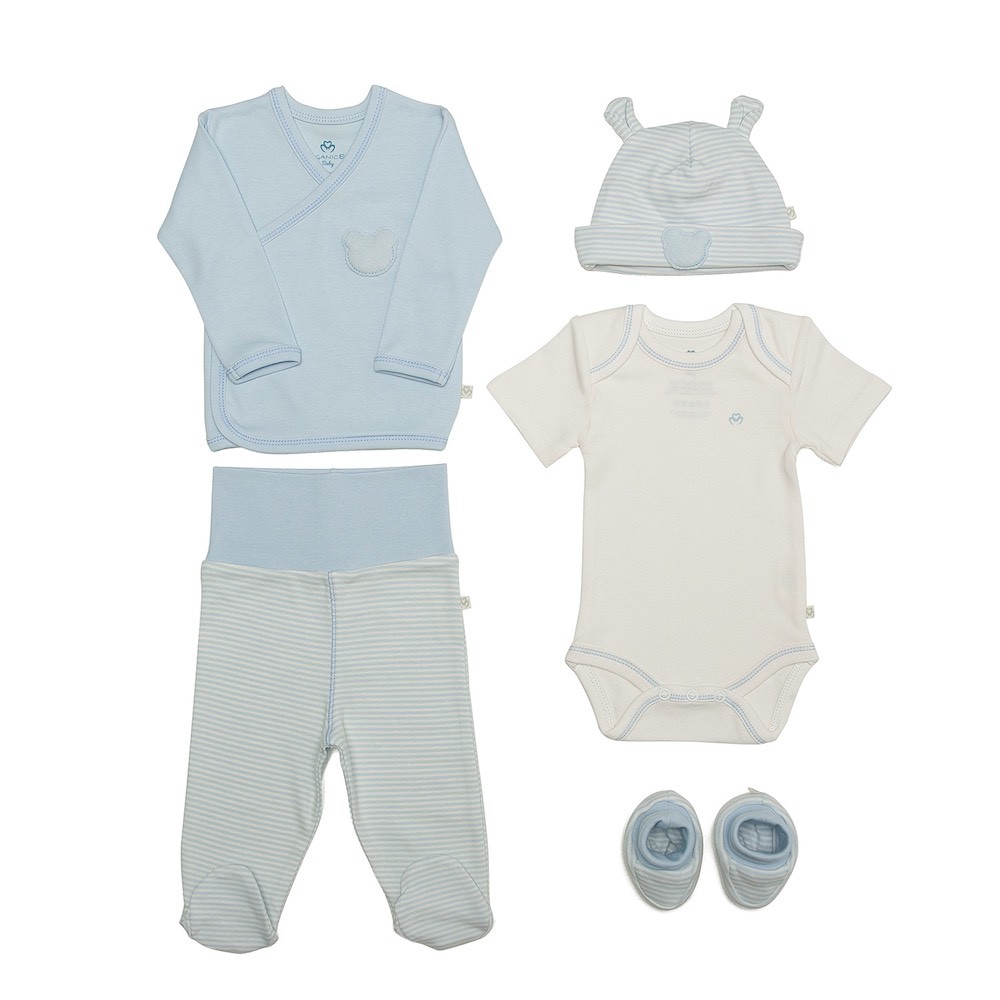  OrganicEra Organic Newborn Baby Set, 5 pcs, ✪ NEW ✪