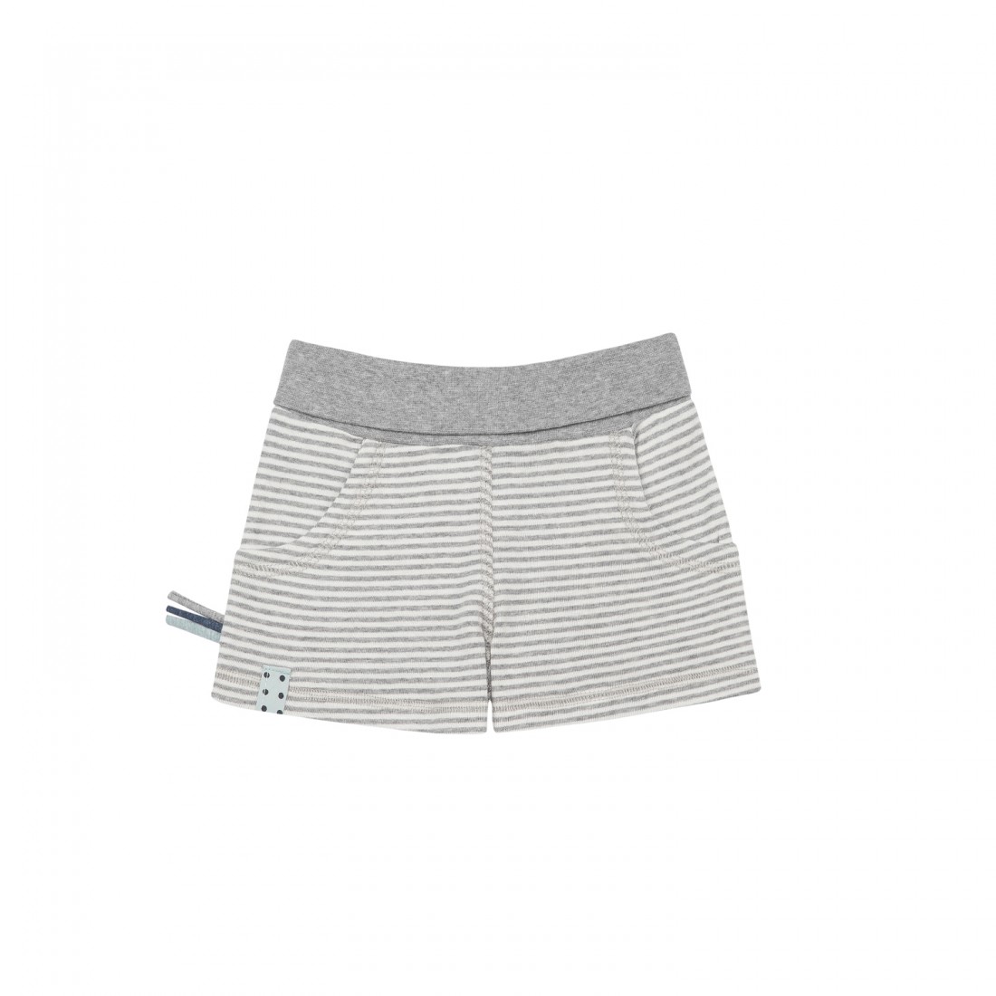 OrganicEra Organic Shorts, Grey Striped