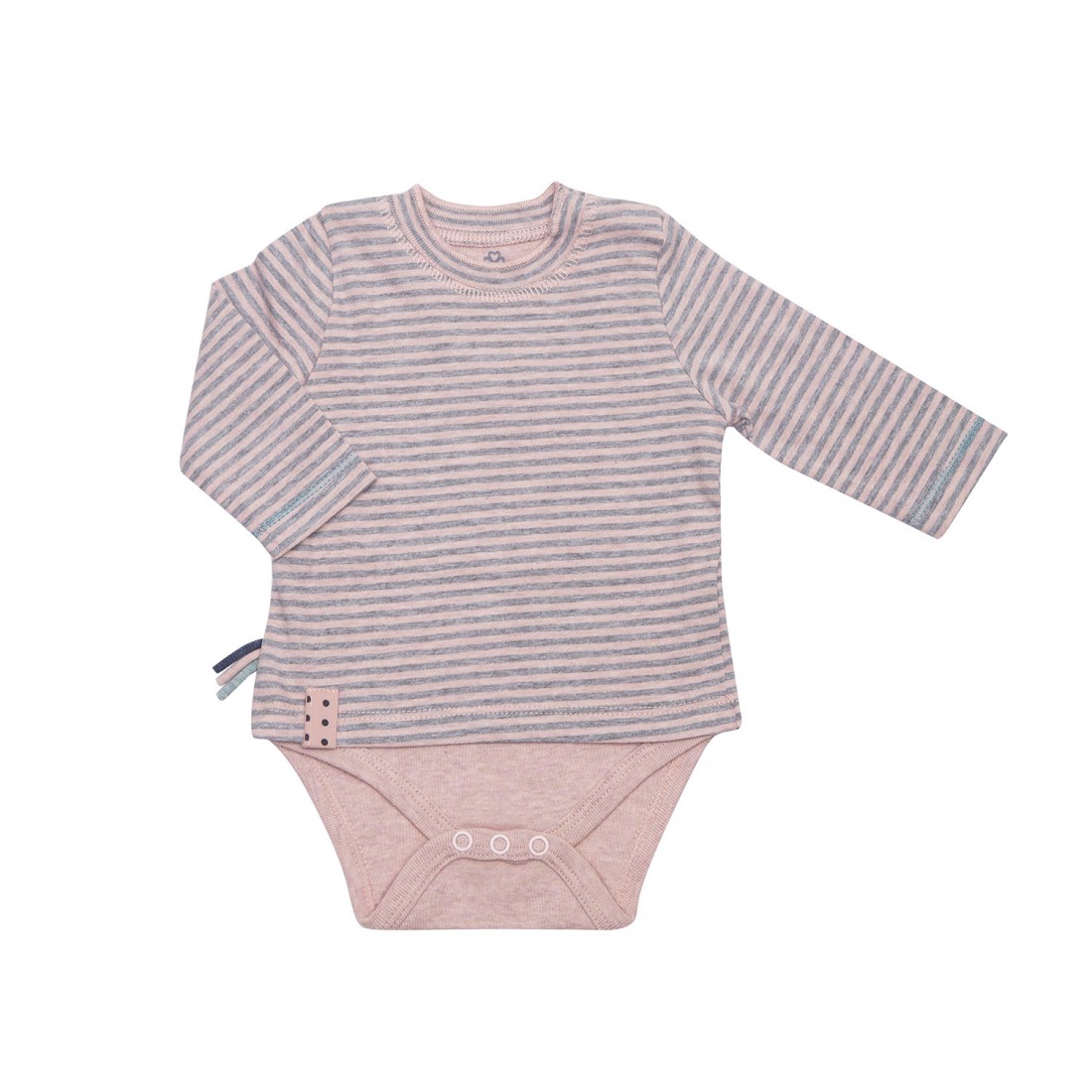 OrganicEra L/S Shirt Body, Rose Melange