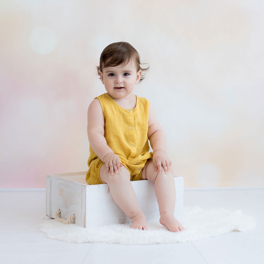 OrganicEra Organic Cotton& Hemp  Baby Overall, Mustard