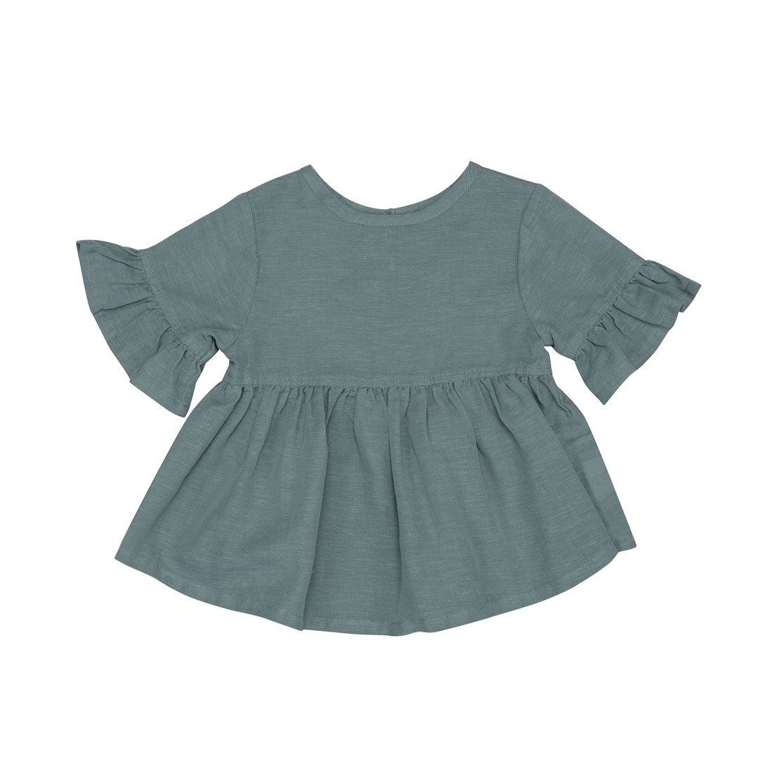 OrganicEra Organic Cotton& Hemp  Baby Blouse, Mustard