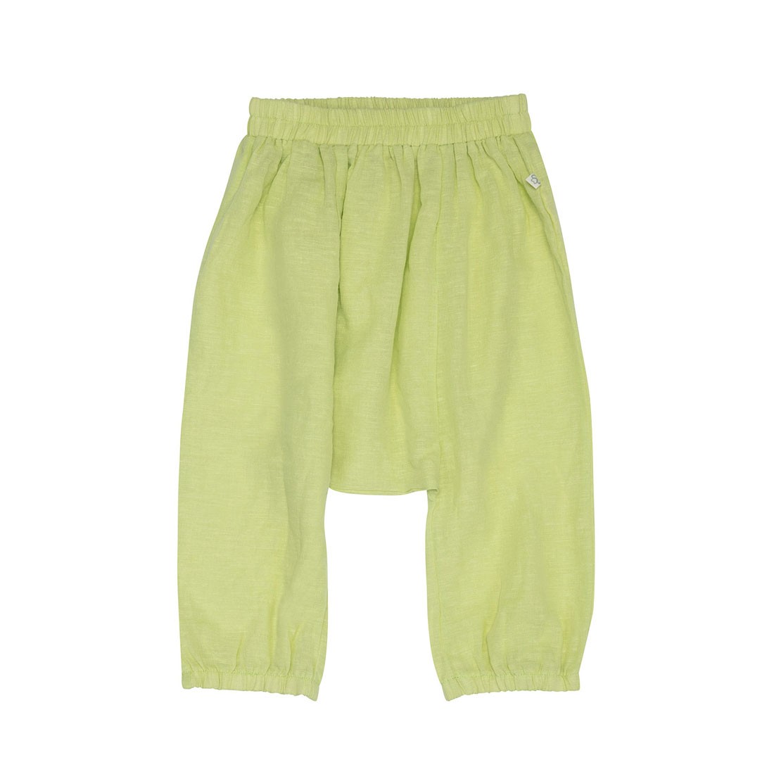 OrganicEra Organic Cotton& Hemp Harem Pants, Apple Green