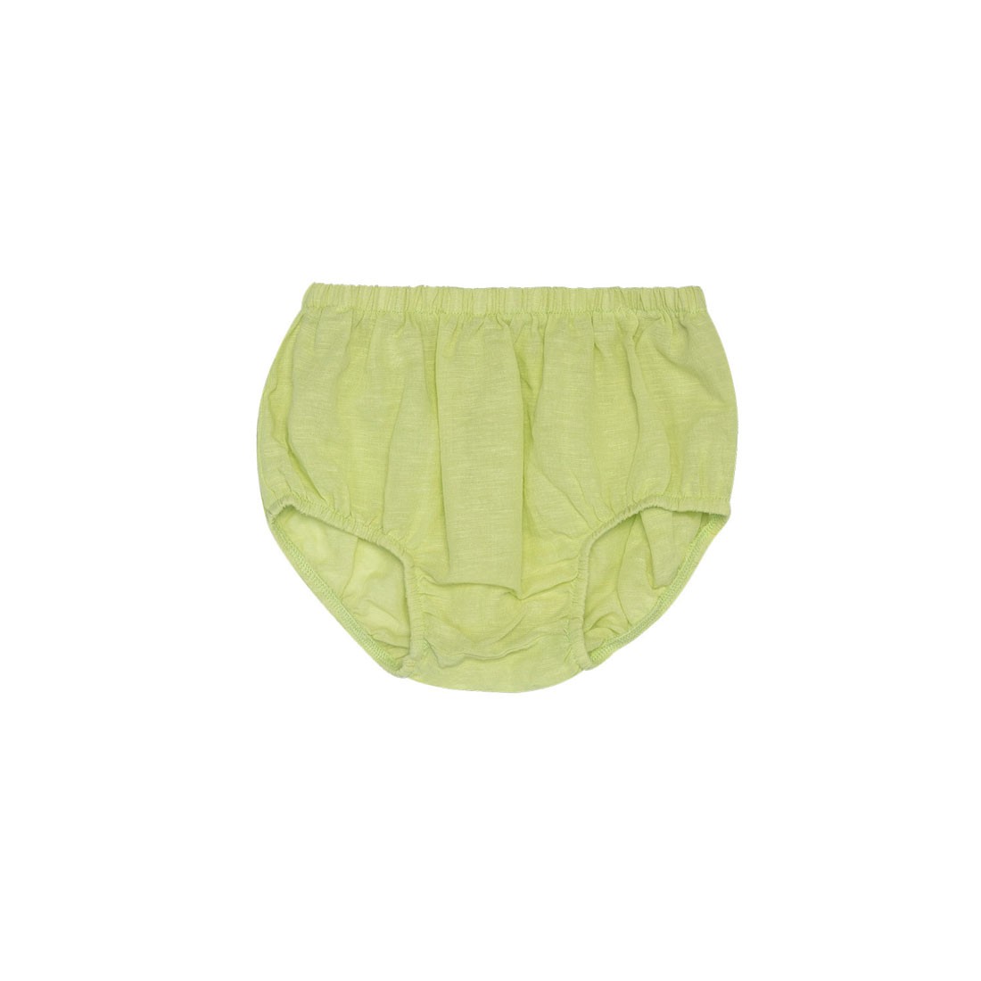 OrganicEra Organic Cotton& Hemp  Bloomer Short, Apple Green