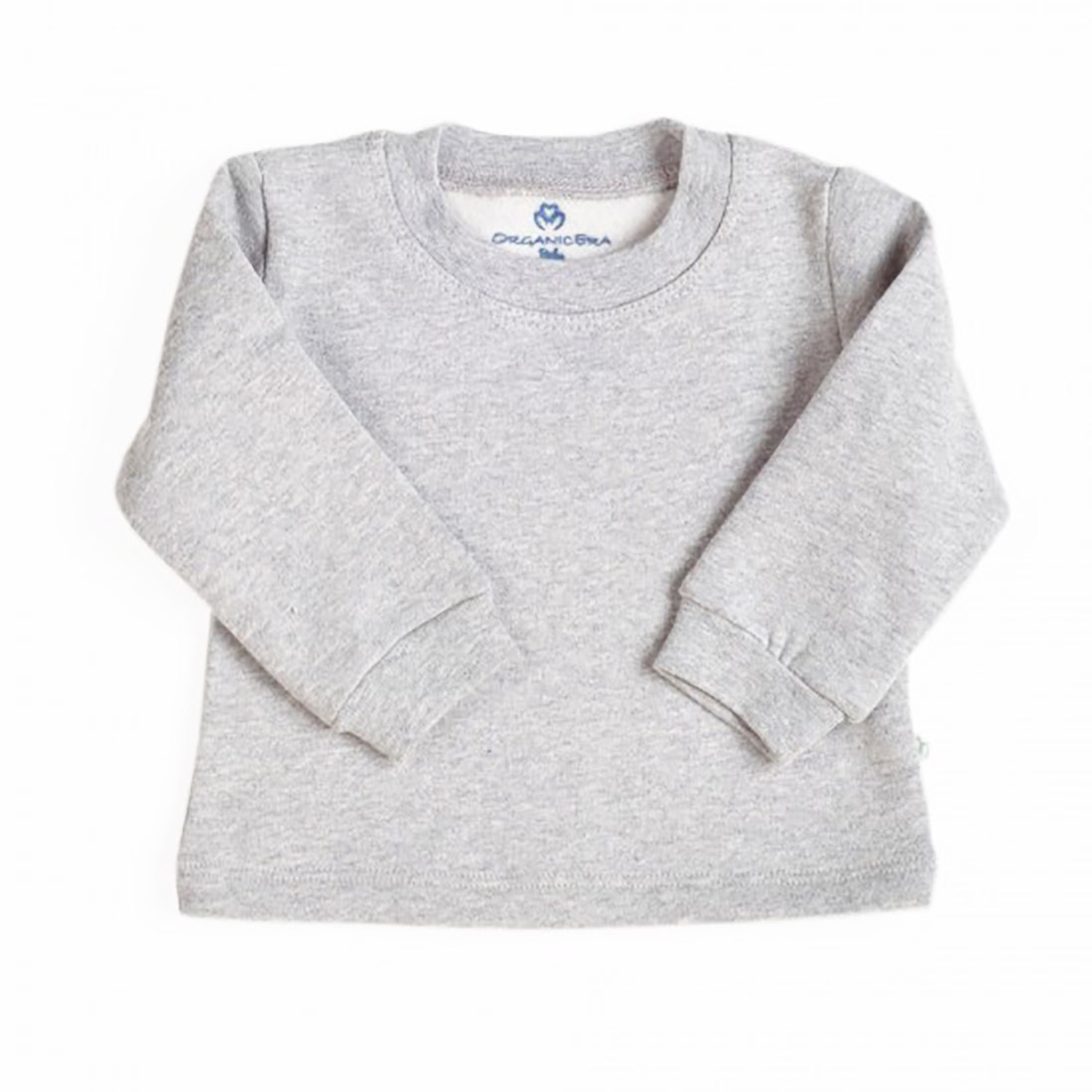 OrganicEra Organic Sweatshirt, Grey Melange